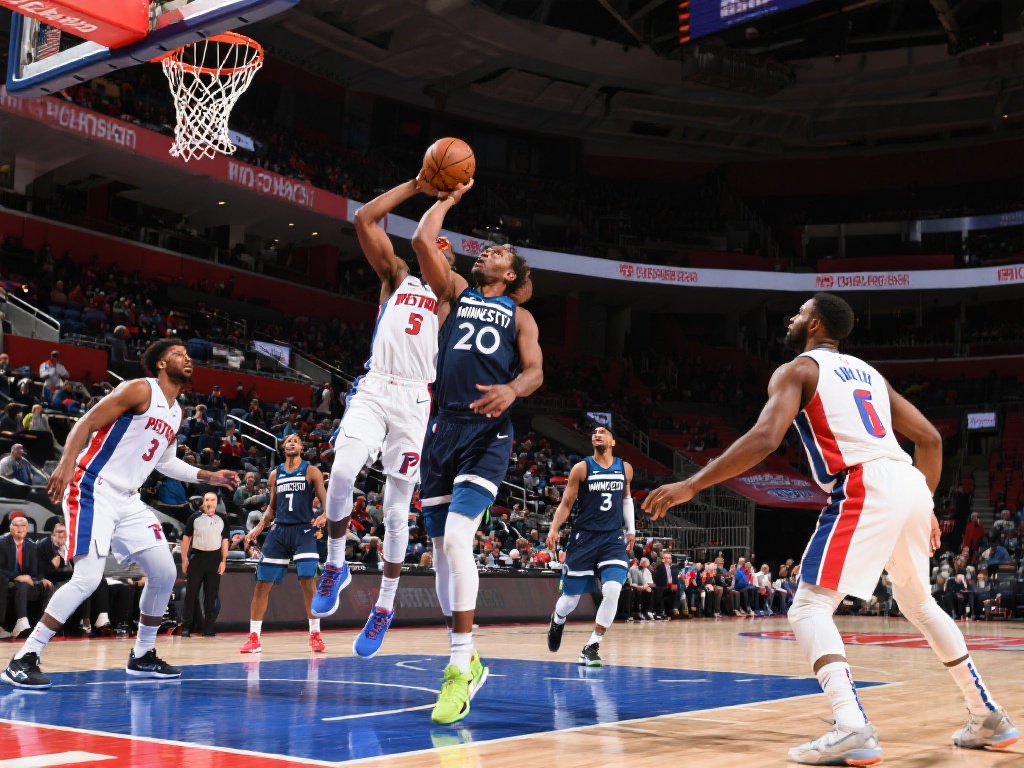 爱德华兹爆发砍下25分6篮板 助森林狼力挫活塞